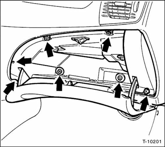 Handschuhkasten aus- und einbauen