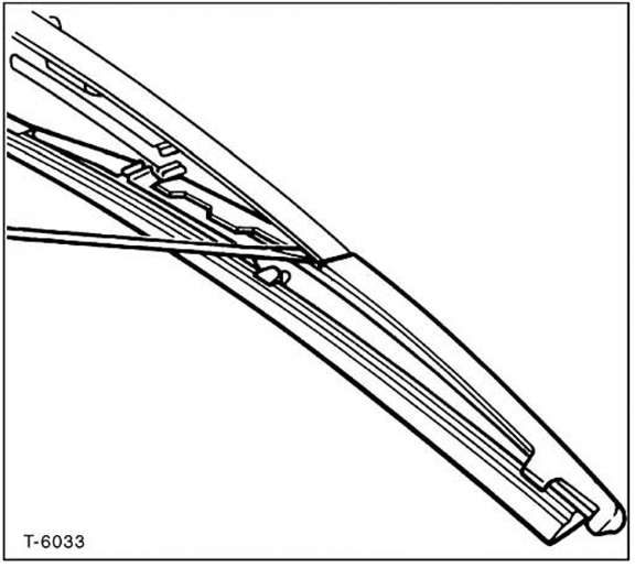 Wischerblatt fur heckscheibe ersetzen