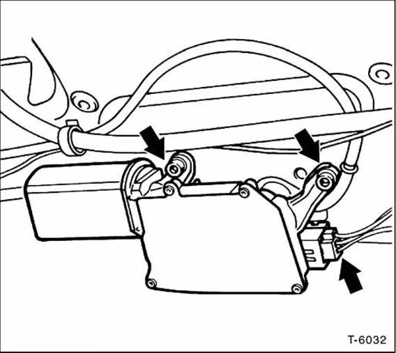 Scheibenwischermotor hinten aus- und einbauen