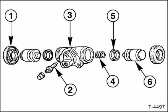 Radbremszylinder instand setzen
