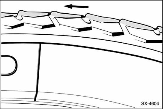 Fehlerhafte reifenabnutzung