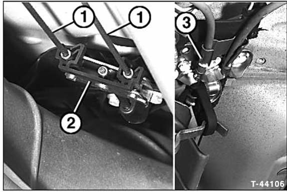 Handbremsseilzug aus-und einbauen
